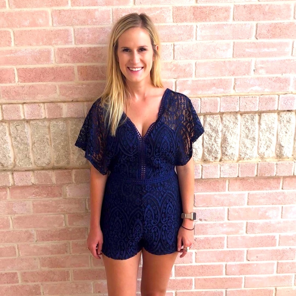 Be only you lace romper